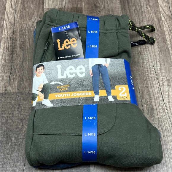 Lee Other - Lee Kids Joggers 2-Pack - Green and Blue